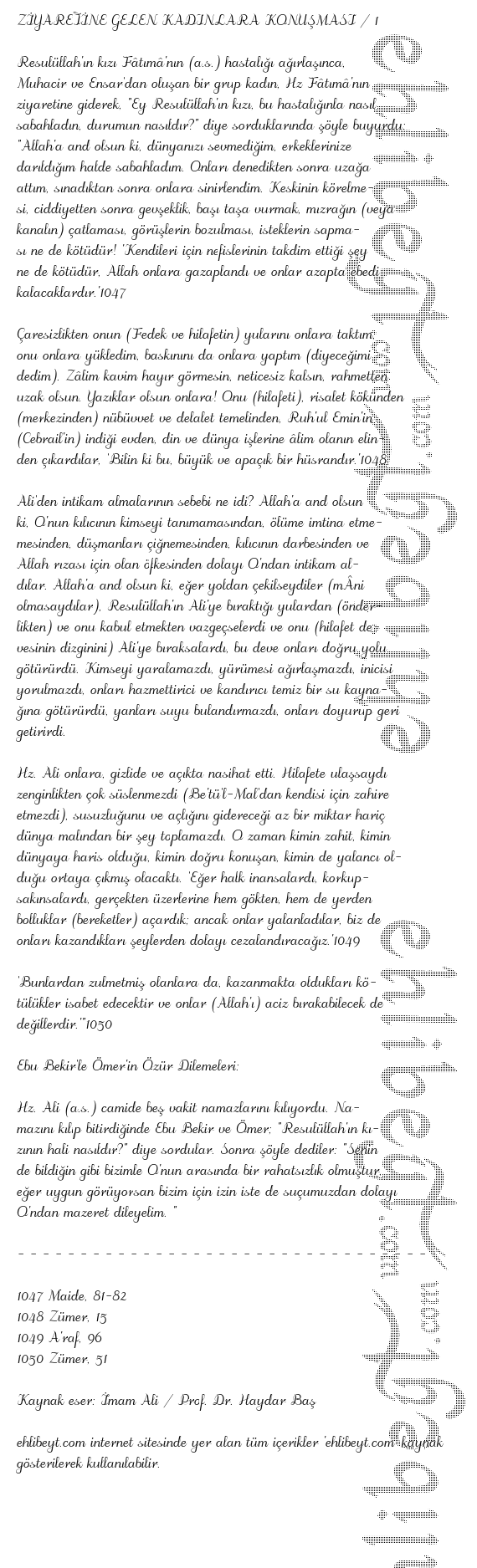 ZYARETNE GELEN KADINLARA KONUMASI / 1